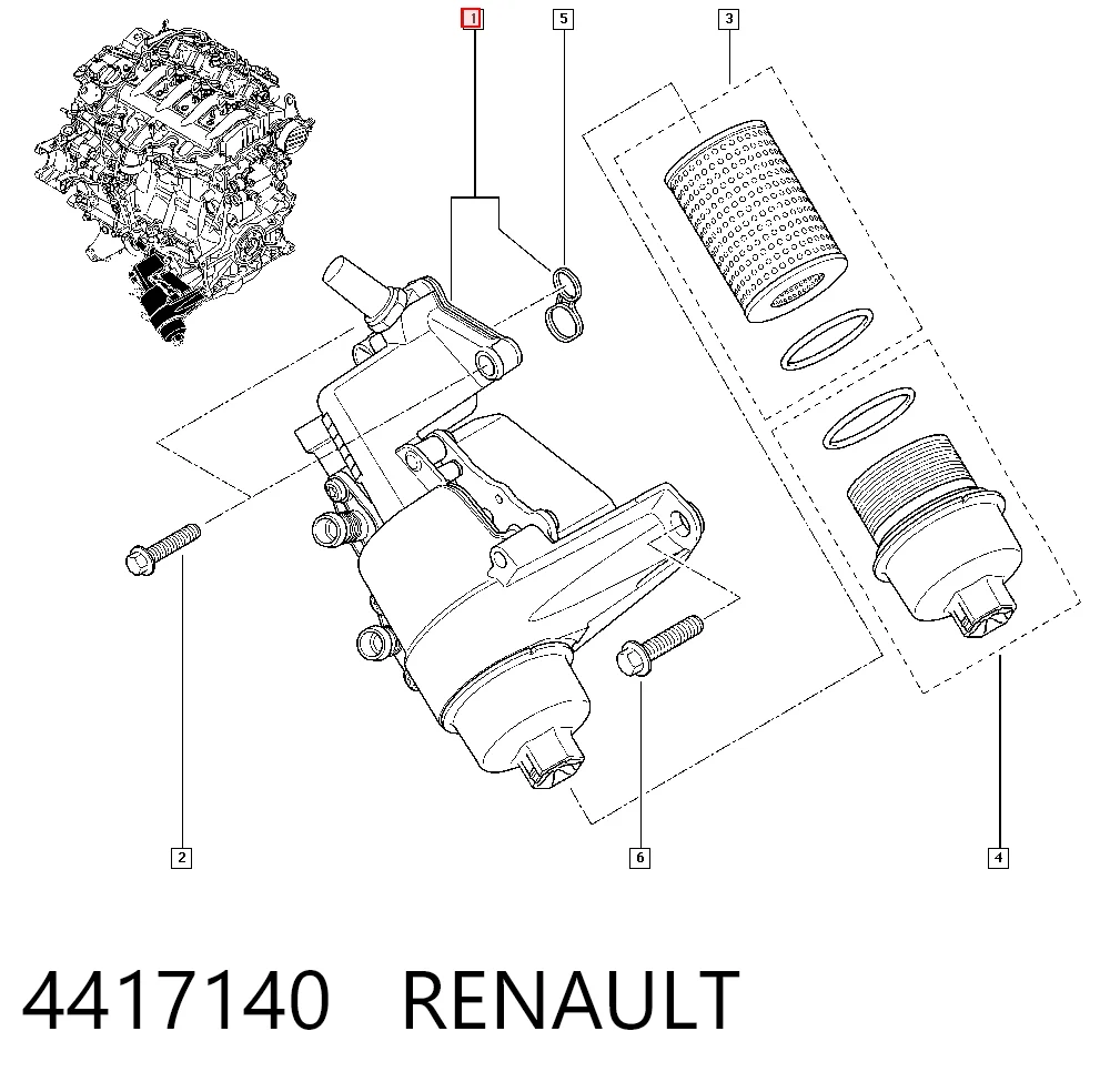 Portafiltro de aceite Nissan/Infiniti 8200709764 precio, desde 126,52 EUR