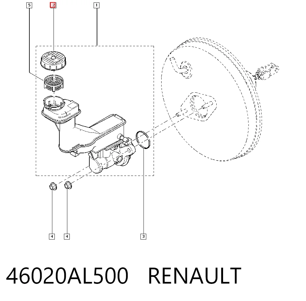 46020AL500 Renault (RVI)
