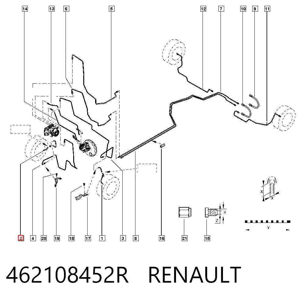 Comprar Latiguillo de freno delantero Dacia Duster  HS a bajo precio