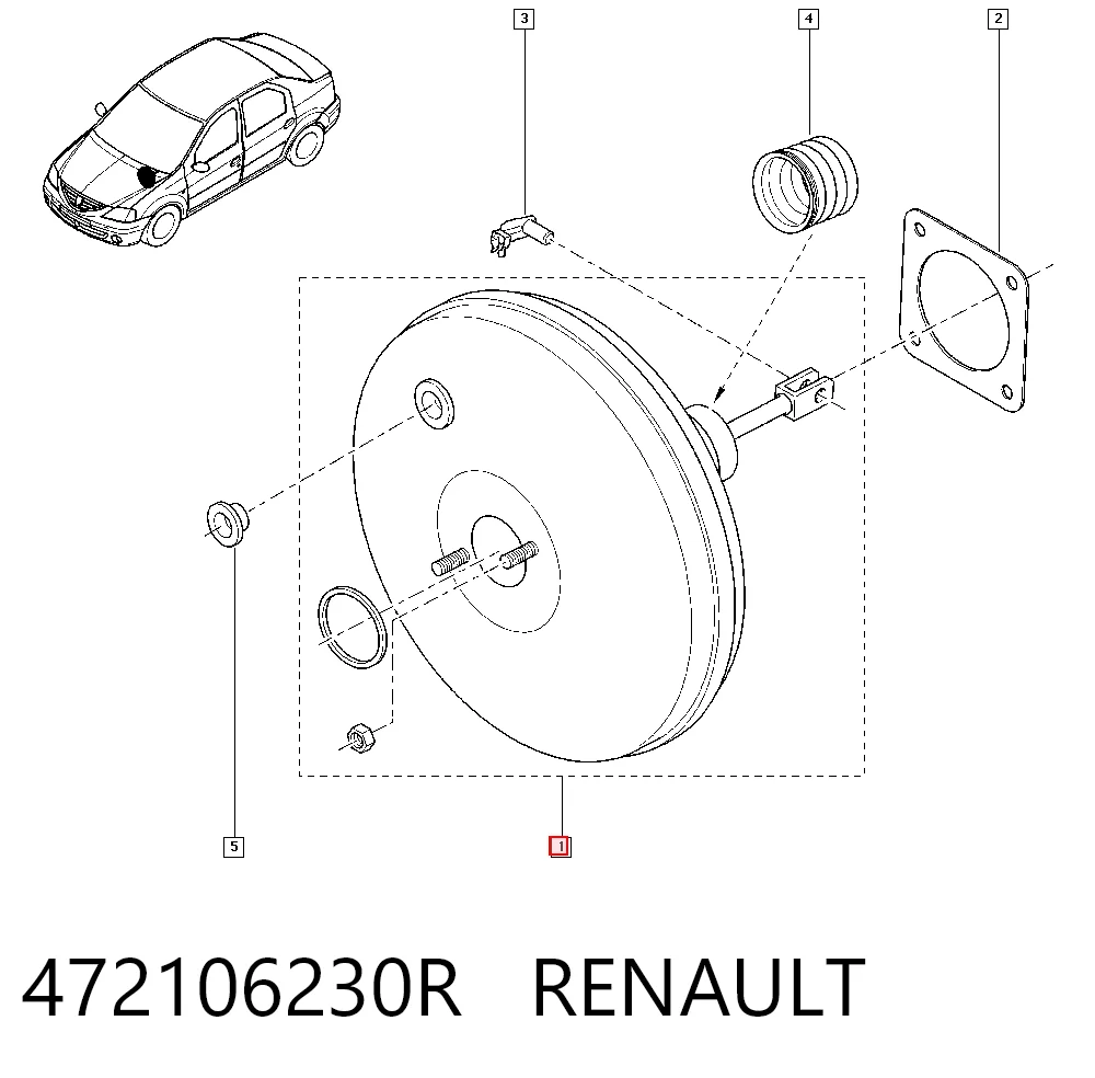 Comprar Servofreno Dacia Duster  HS