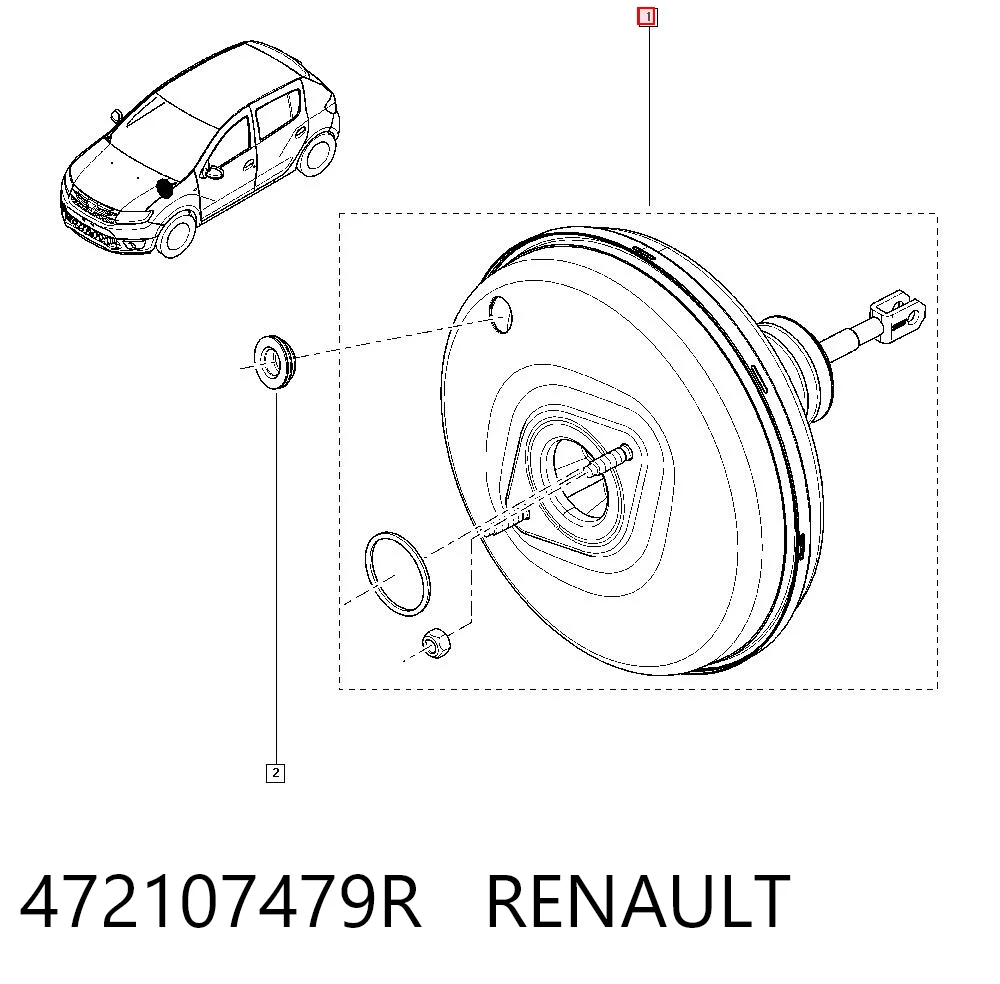 Servofreno para Renault Clio SYMBOL LU