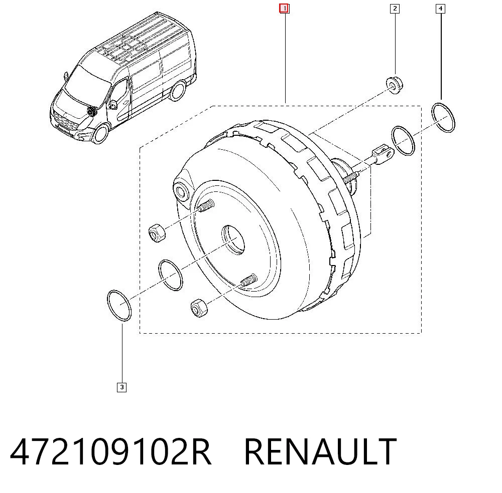 Comprar Servofreno Renault Master III FV a bajo precio