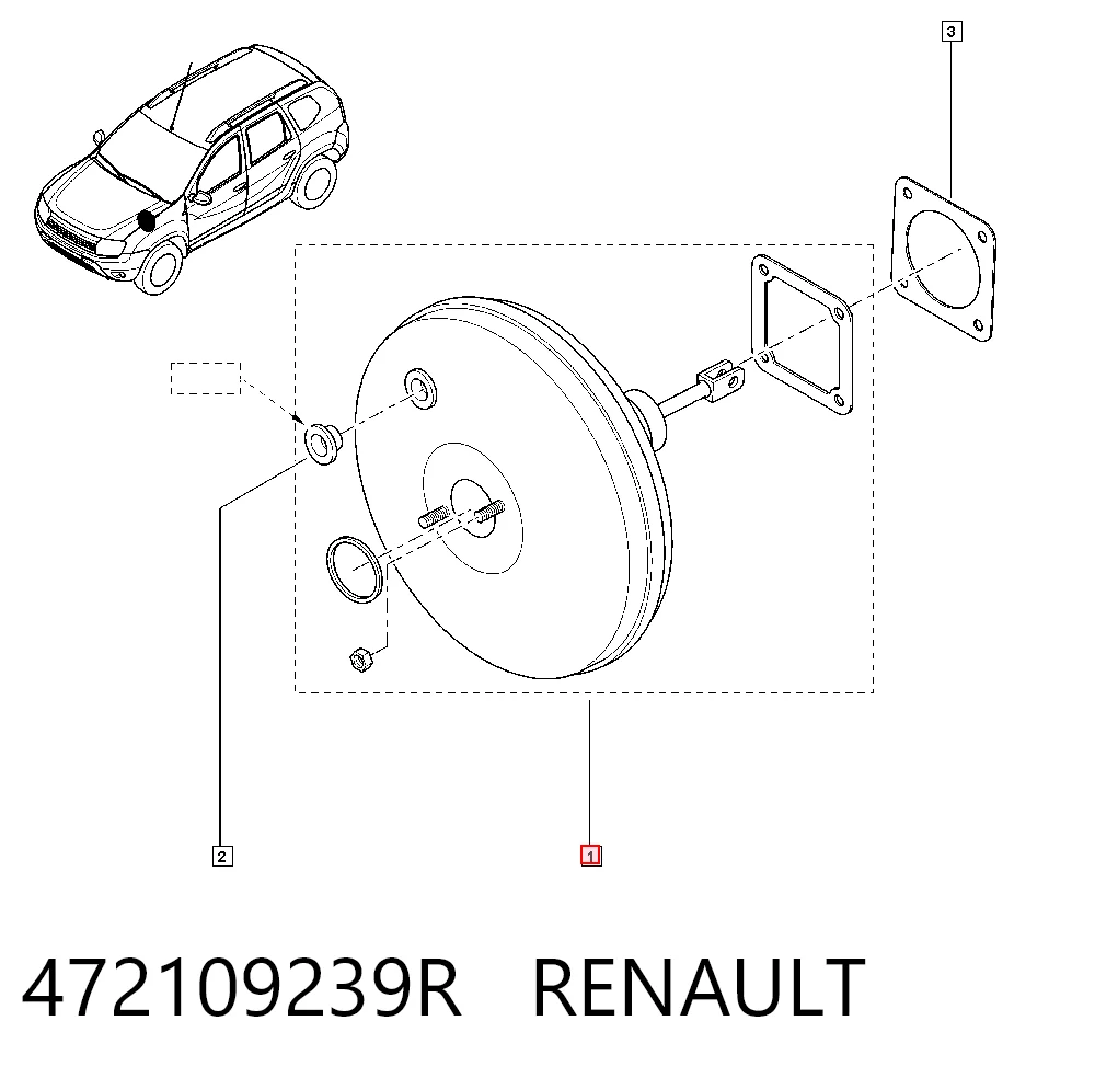  Servofreno Dacia Duster 