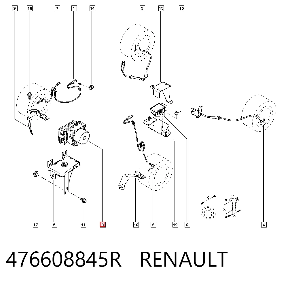  Módulo ABS Renault DUSTER 1