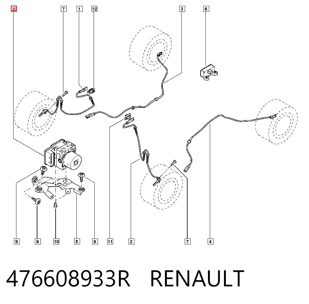 476608933R Renault (RVI)