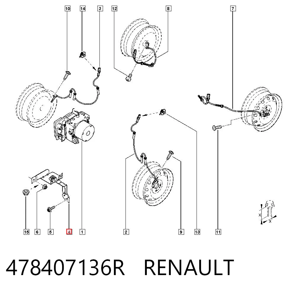 478407136R Renault (RVI)