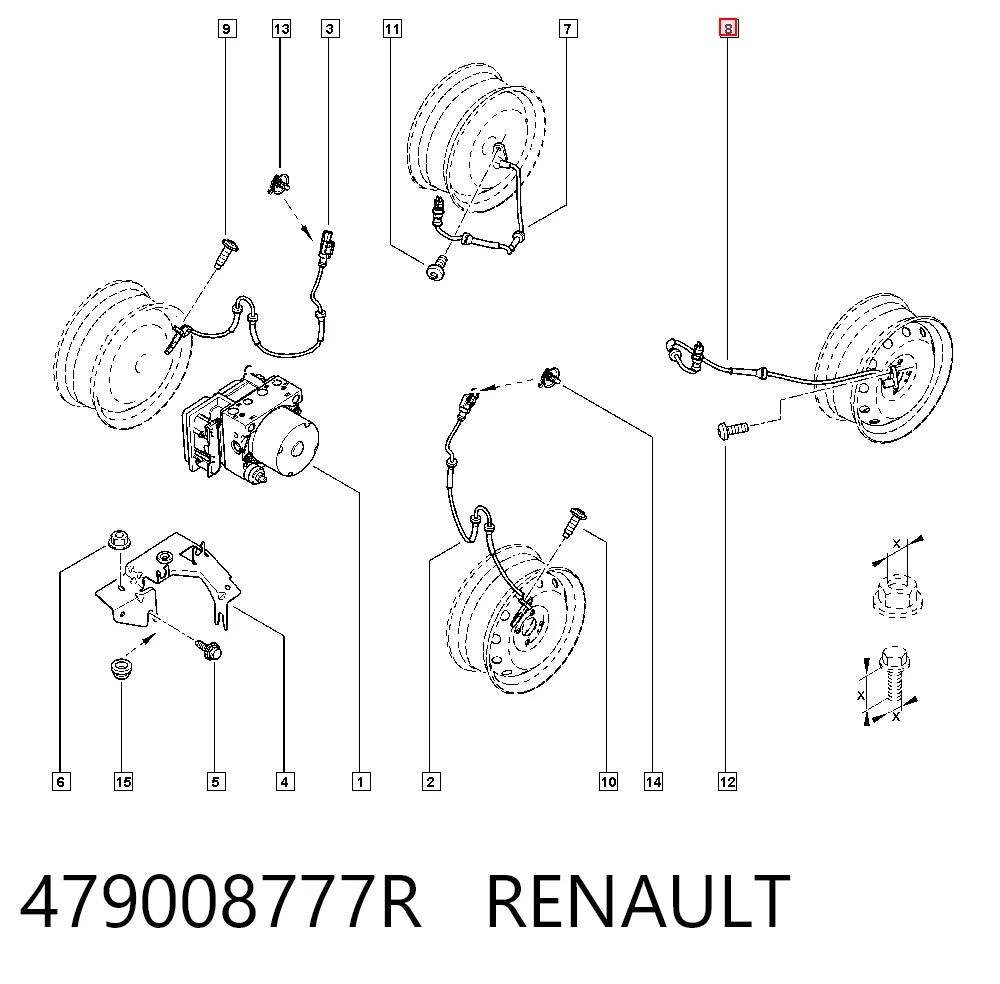 479008777R Renault (RVI)