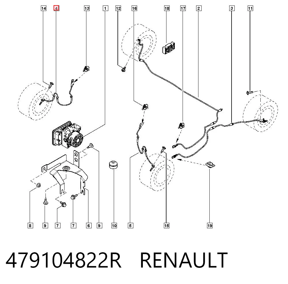 479104822R Renault (RVI)