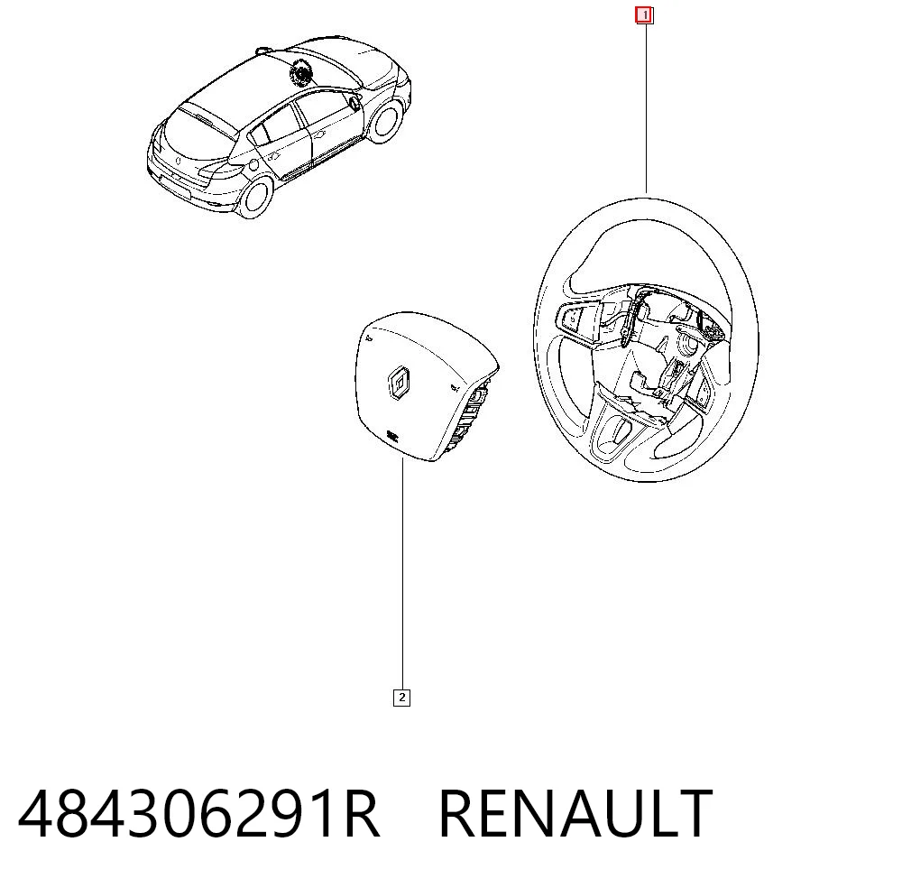 Comprar Volante Renault Scenic III JZ0, JZ1 a bajo precio