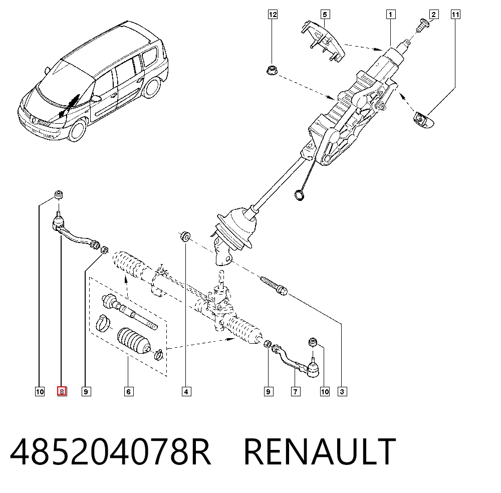 485204078R Renault (RVI)
