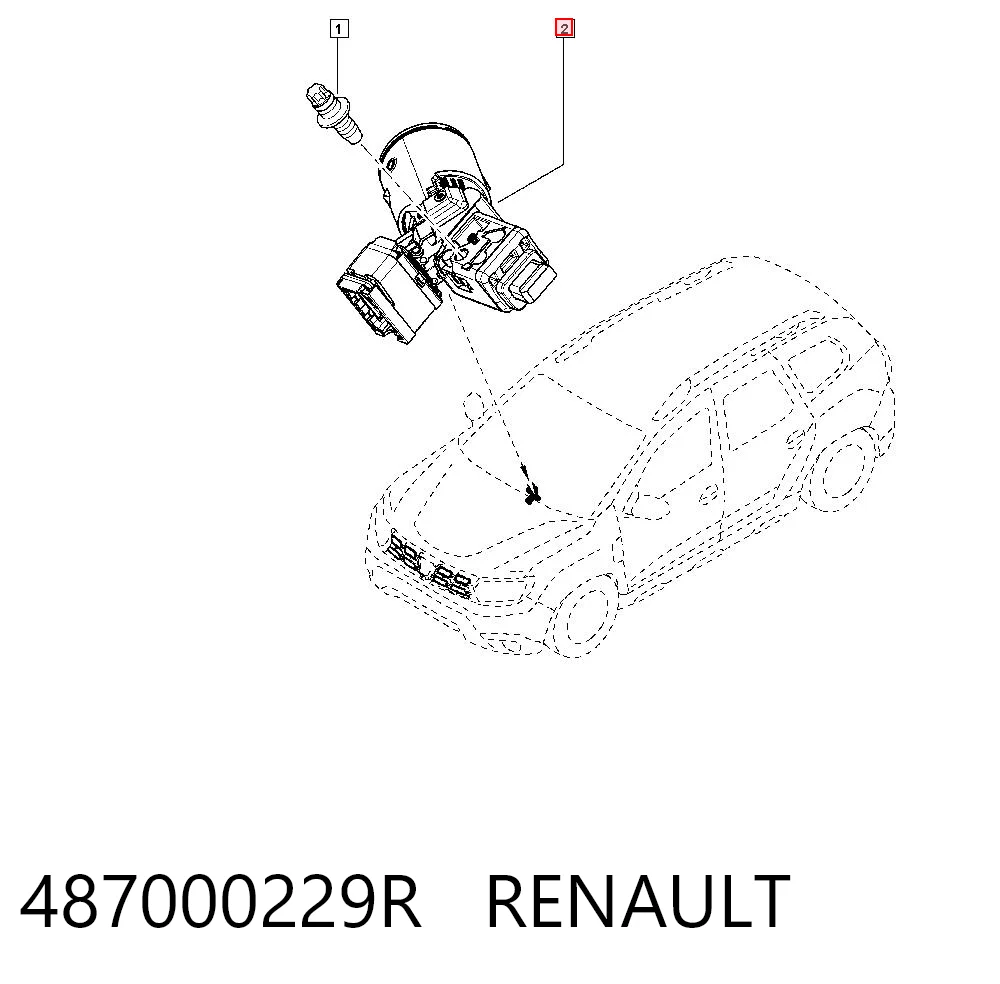 Comprar Cerradura de encendido Renault DUSTER II HM a bajo precio
