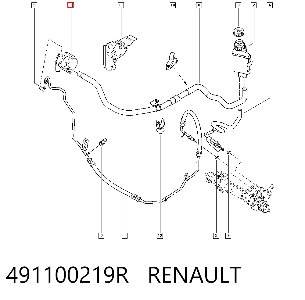 491100219R Renault (RVI)