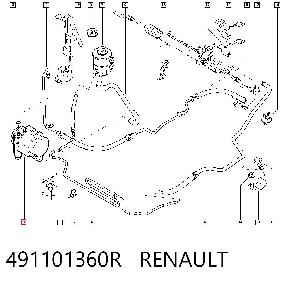 491101360R Renault (RVI)