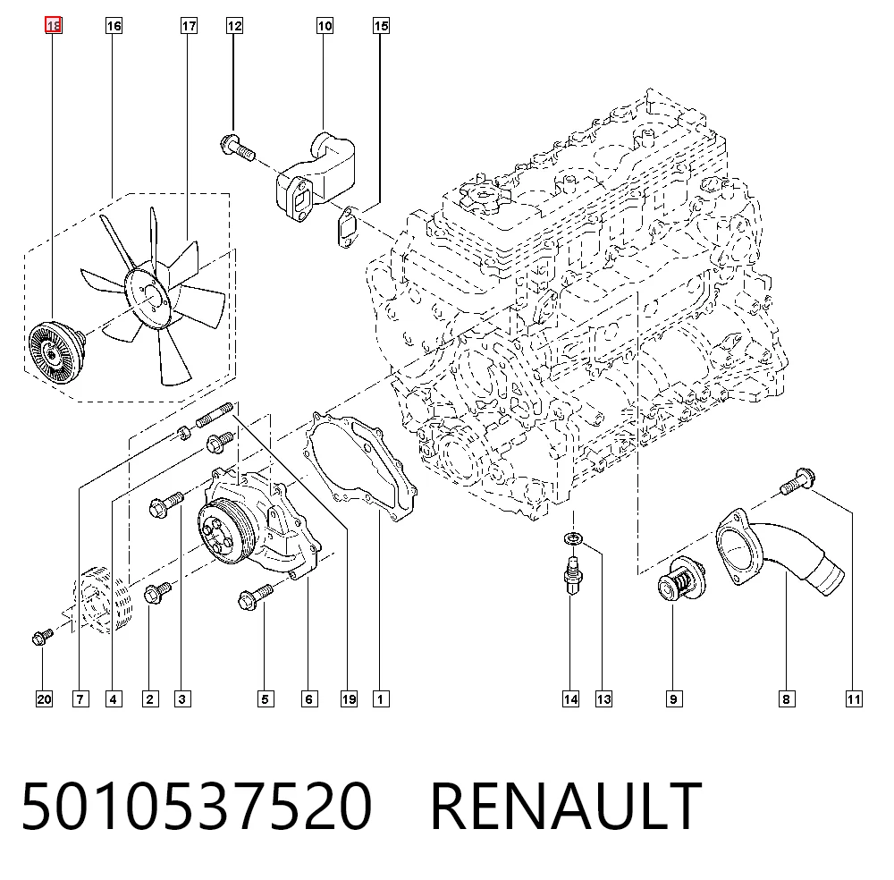 5010537520 Renault (RVI)