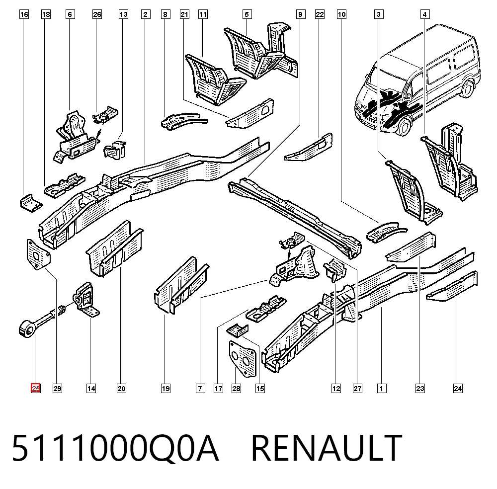 5111000Q0A Renault (RVI)