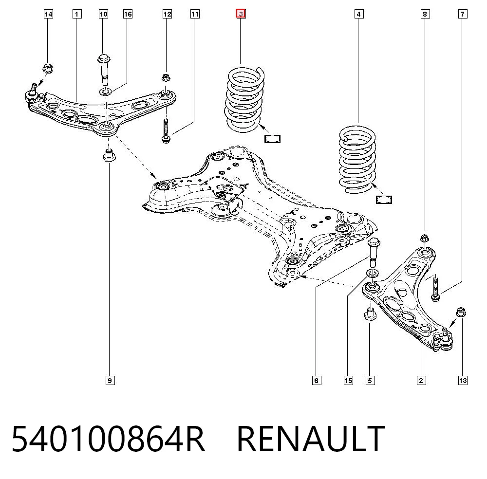 540100864R Renault (RVI)