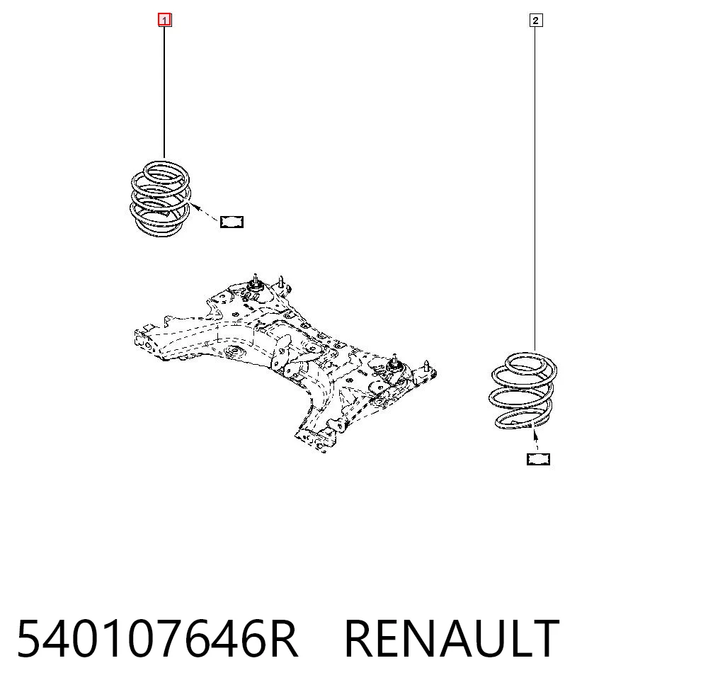 Comprar Muelle delantero Renault Clio IV BH a bajo precio