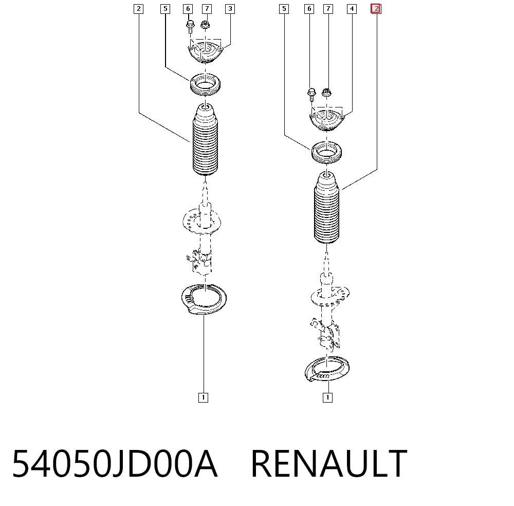 54050JD00A Renault (RVI)