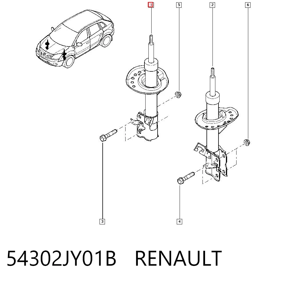 54302JY01B Renault (RVI)