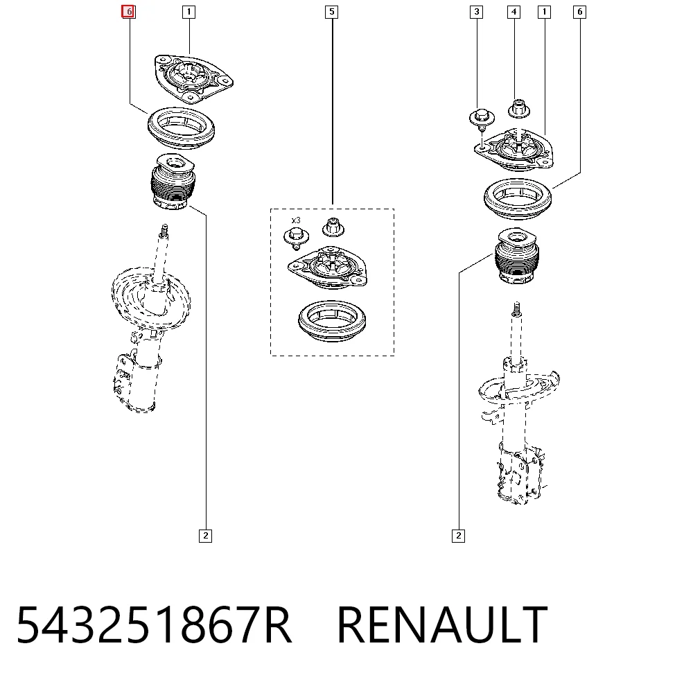 543251867R Renault (RVI)