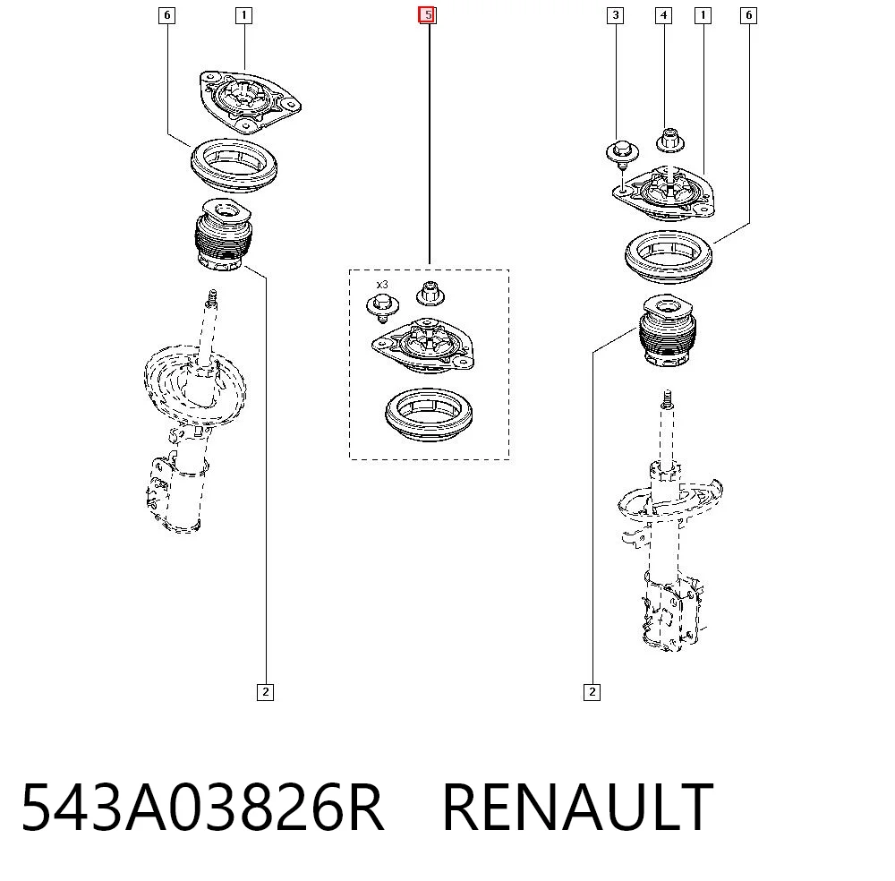 543A03826R Renault (RVI)