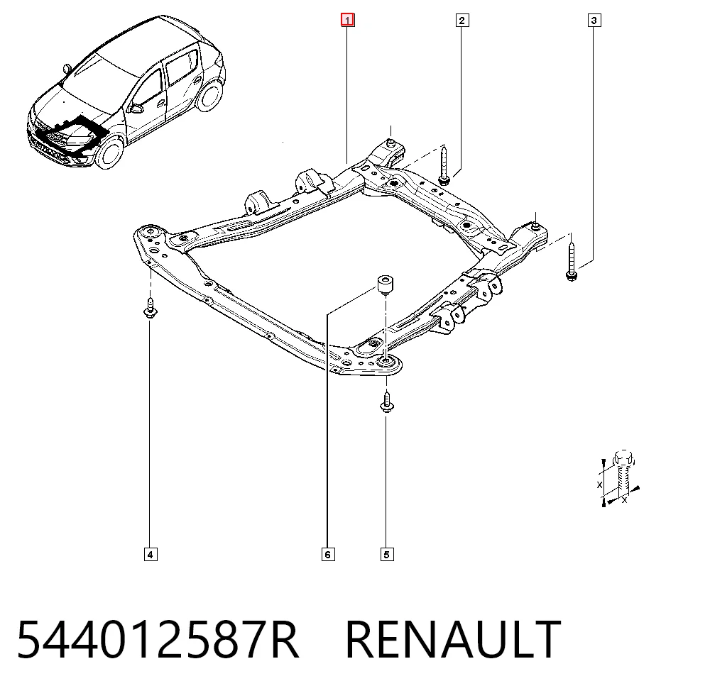 Comprar Puente delantero Renault SANDERO II 