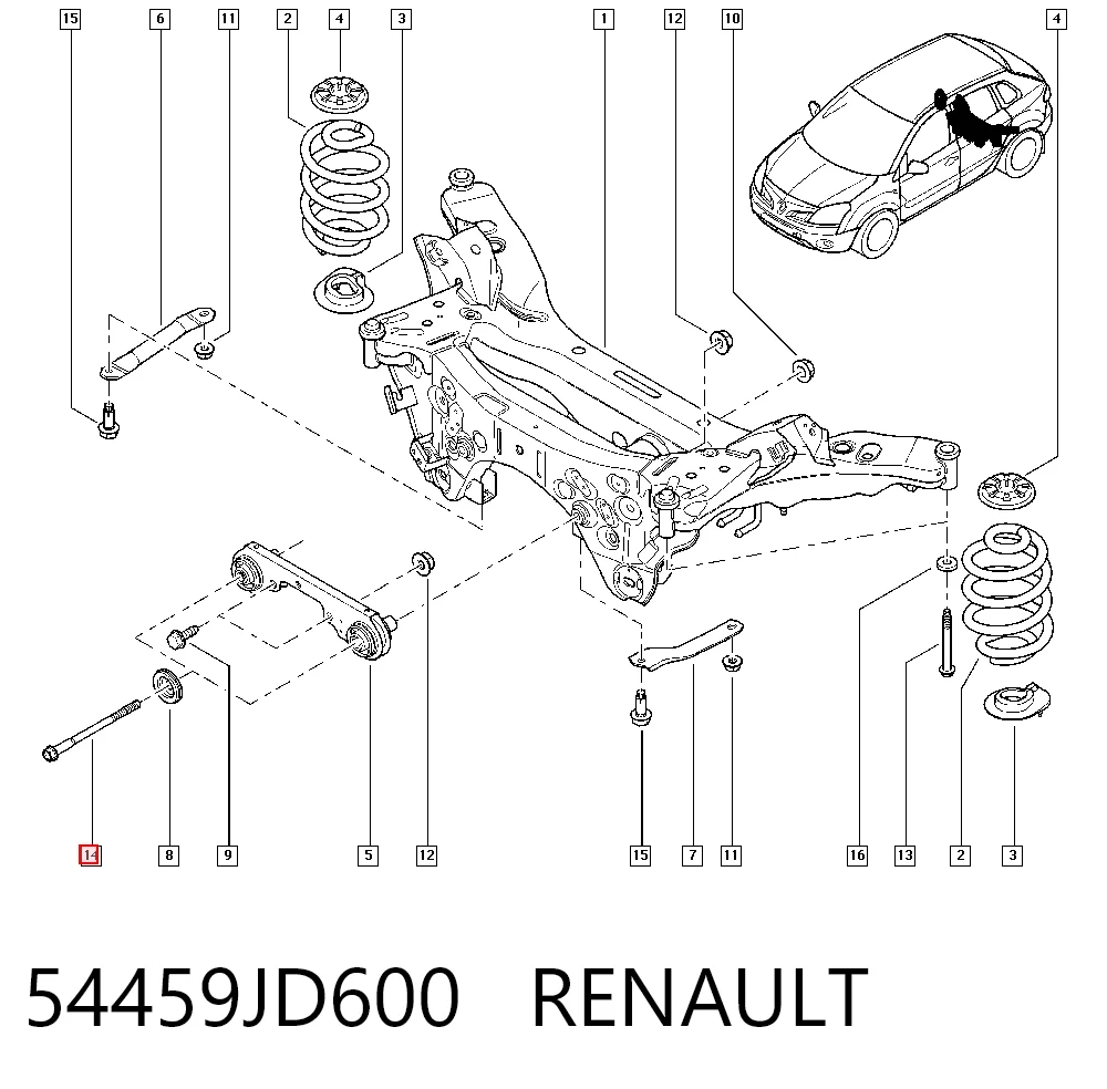 54459JD600 Renault (RVI)