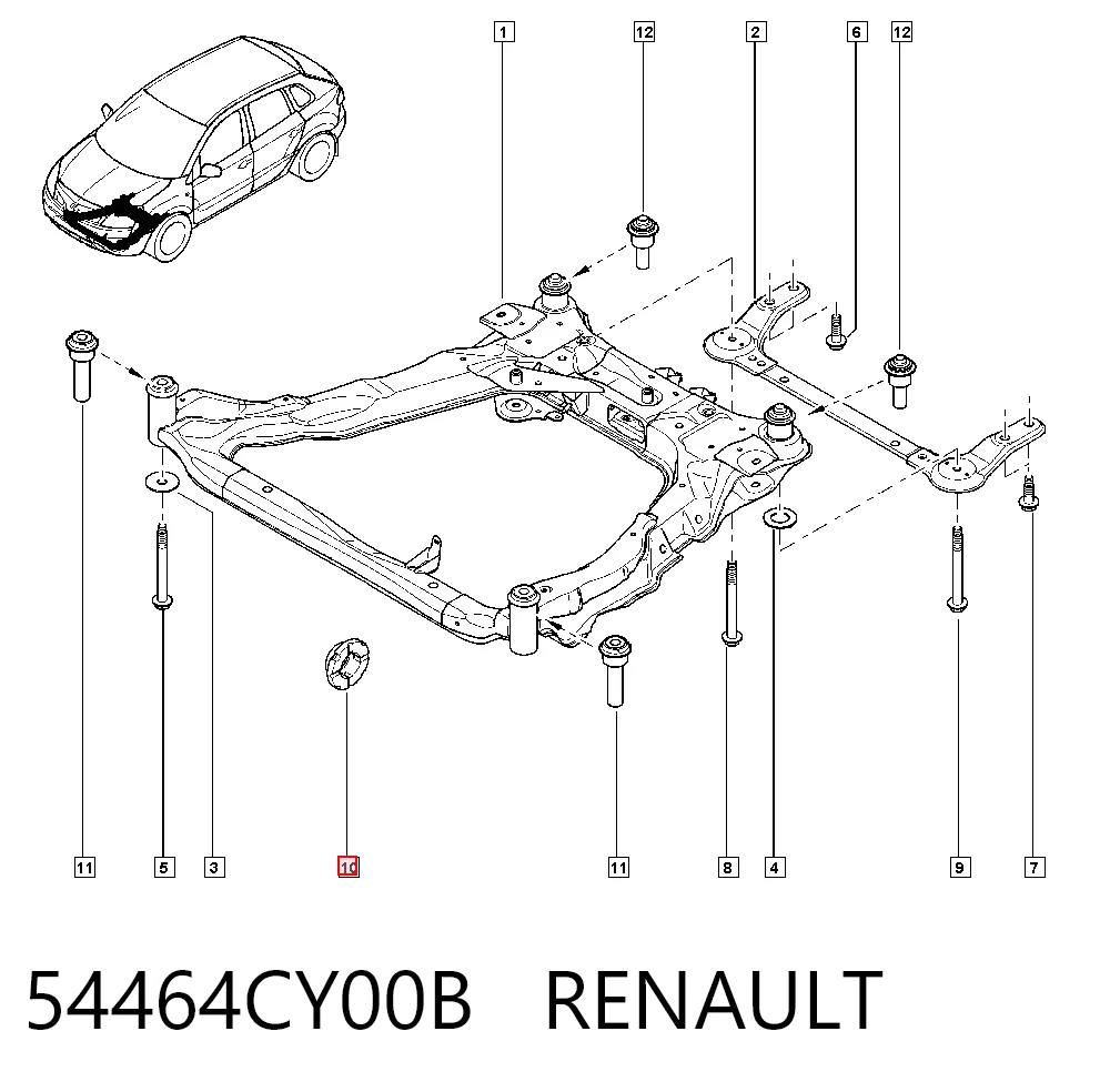 54464CY00B Renault (RVI)