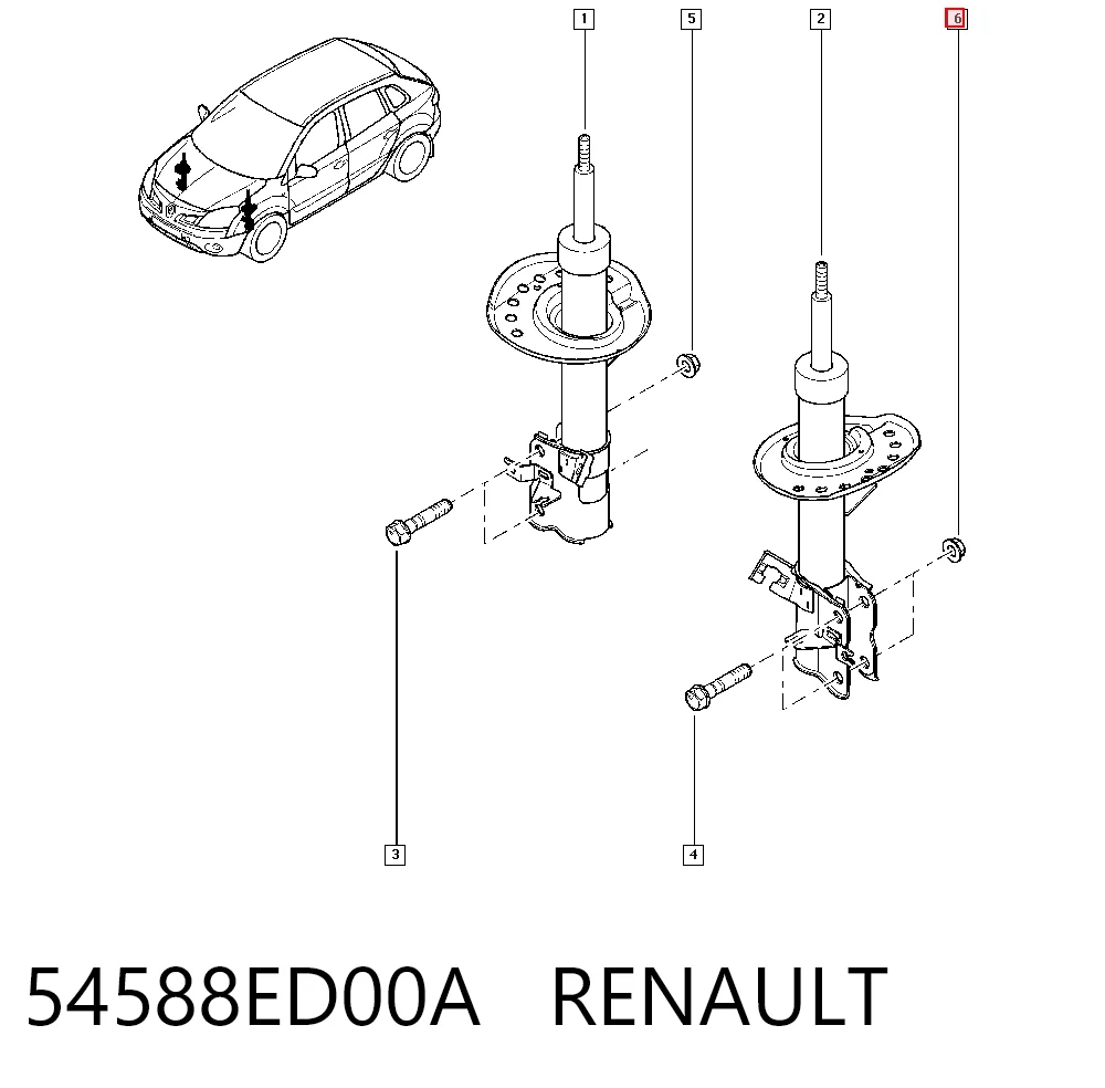 54588ED00A Renault (RVI)