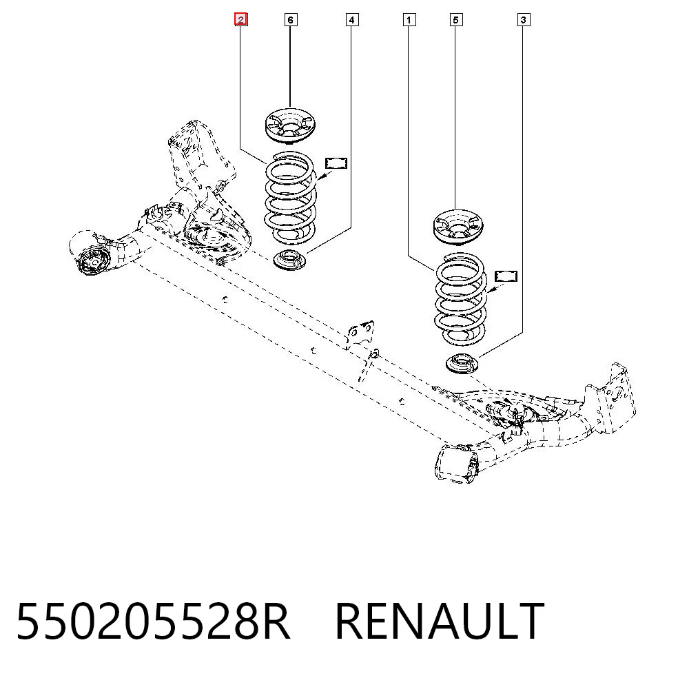 Muelle para Dacia Sandero 