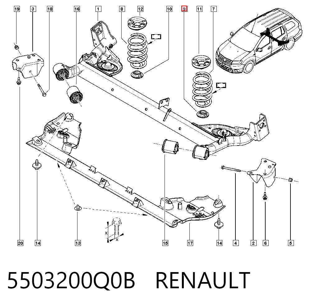 5503200Q0B Renault (RVI)