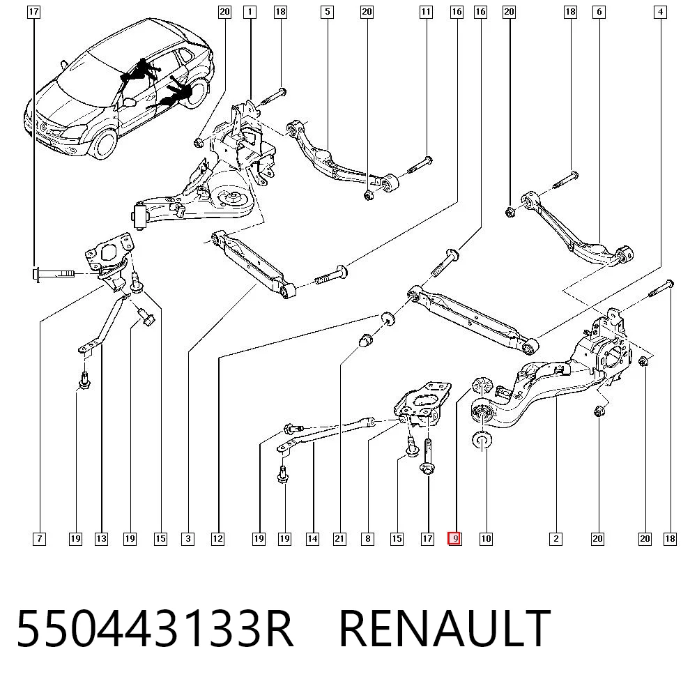 550443133R Renault (RVI)