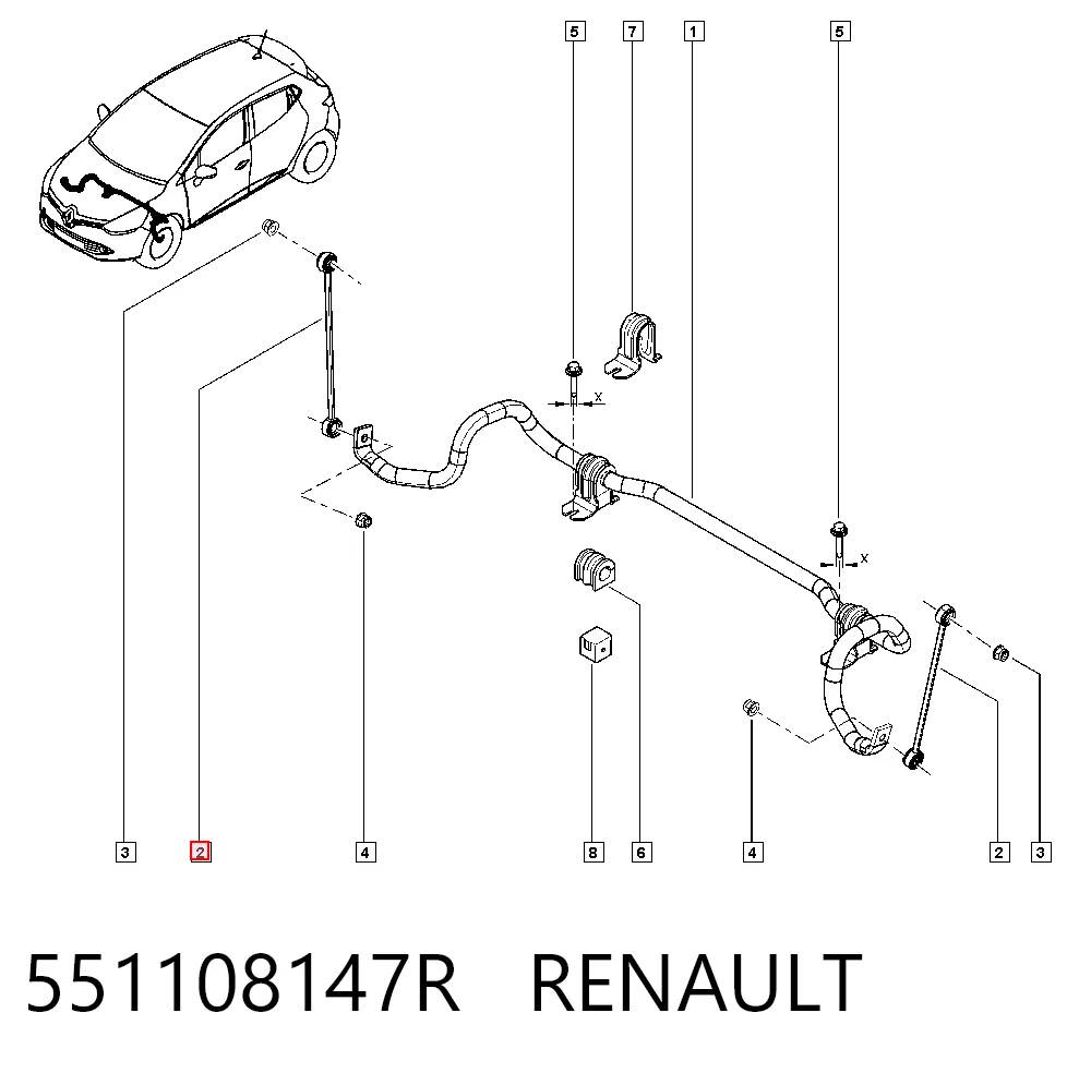 551108147R Renault (RVI)