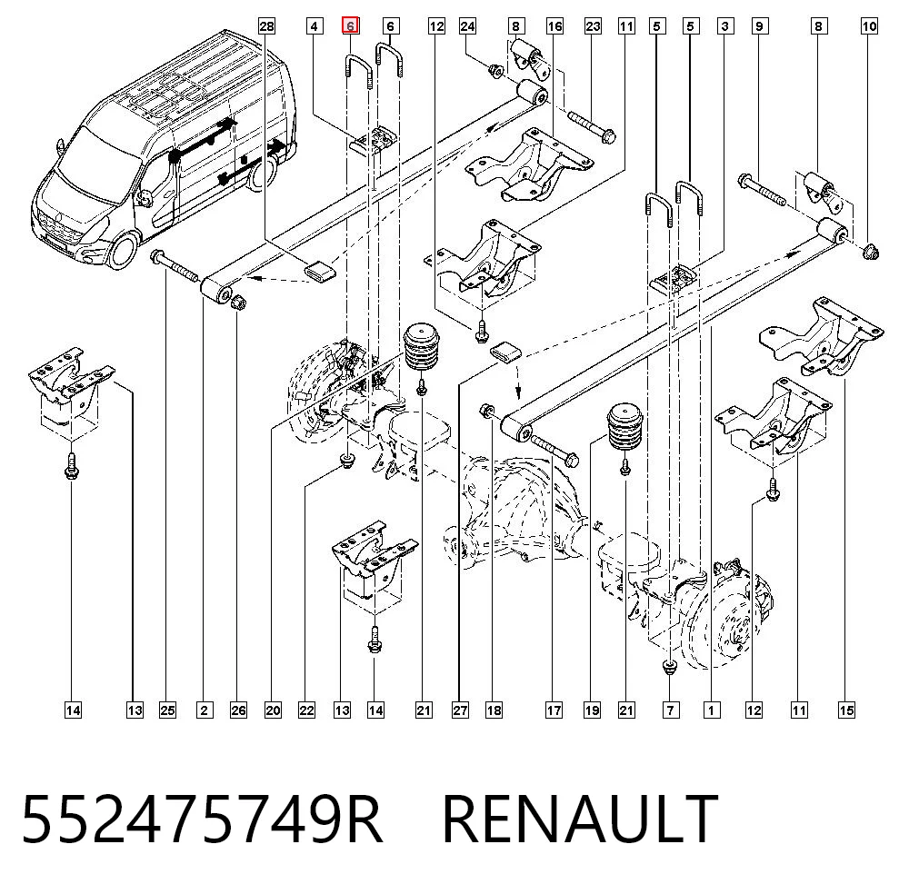 Abrazadera de ballesta Peugeot/Citroen 93168811 precio, desde 13,88 EUR
