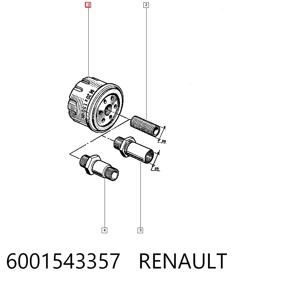 6001543357 Renault (RVI)