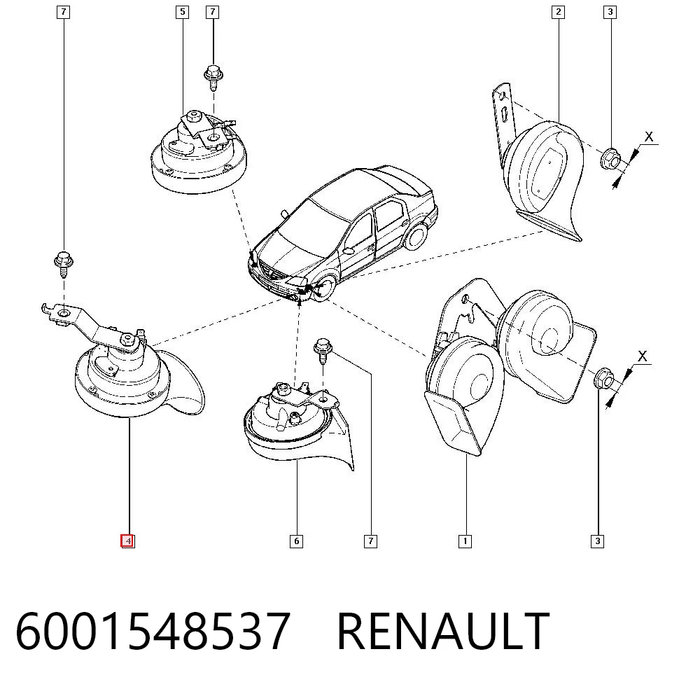 6001548537 Renault (RVI)
