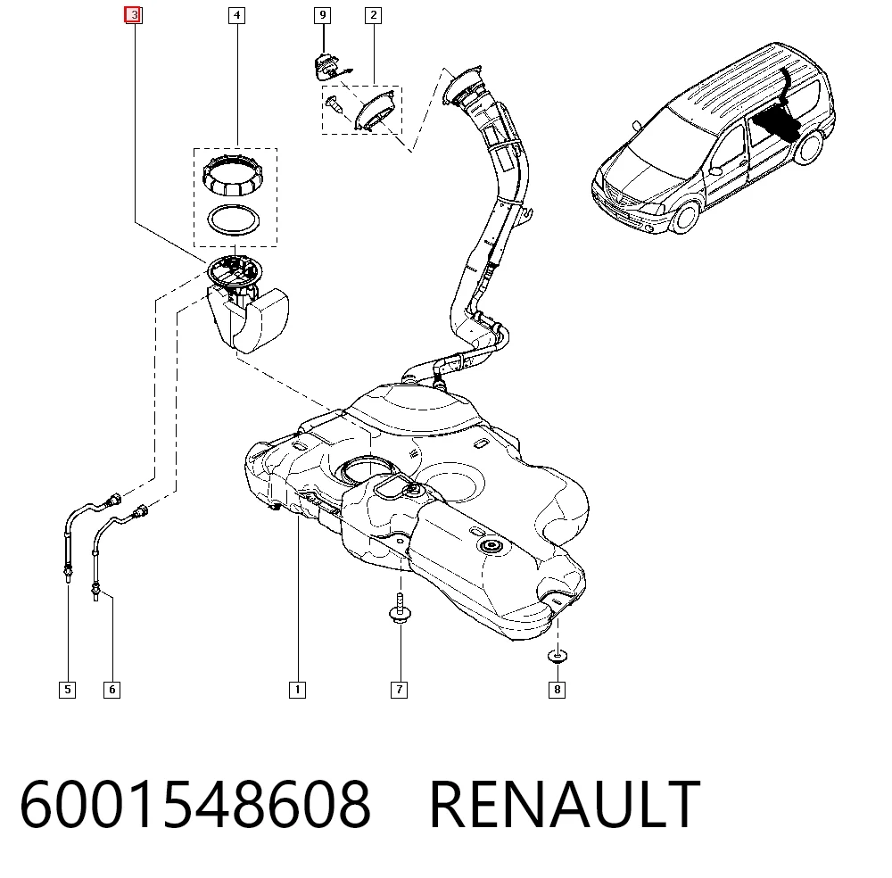 Bomba de gasolina 1671040380 Peugeot/Citroen