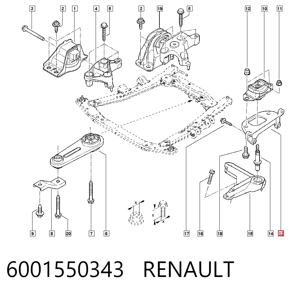 6001550343 Renault (RVI)