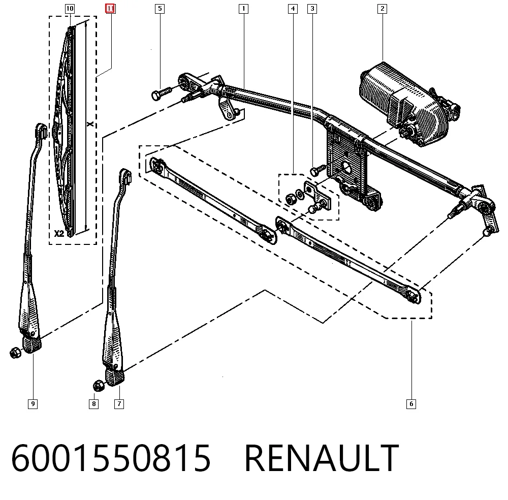 6001550815 Renault (RVI)