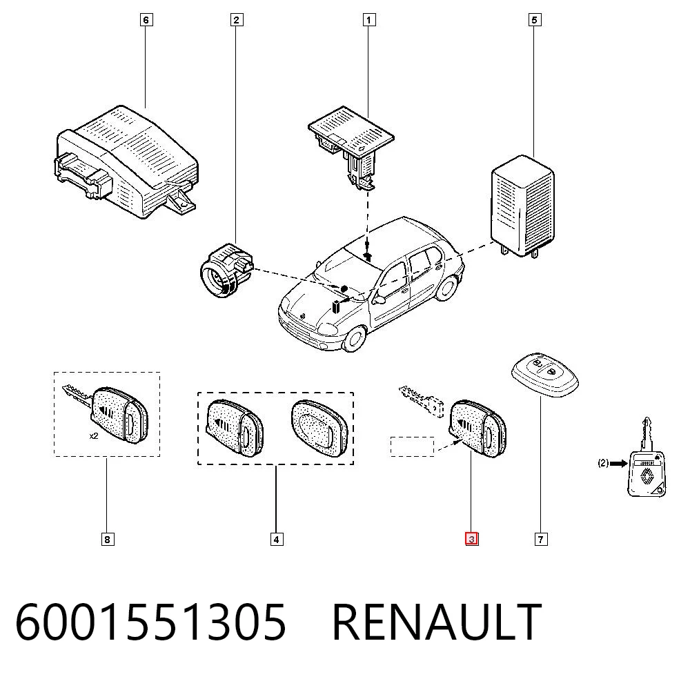 6001551305 Renault (RVI)