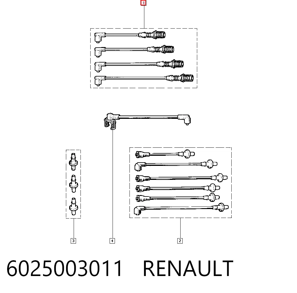 Cable de bujías Renault Espace I monovolumen comprar en España