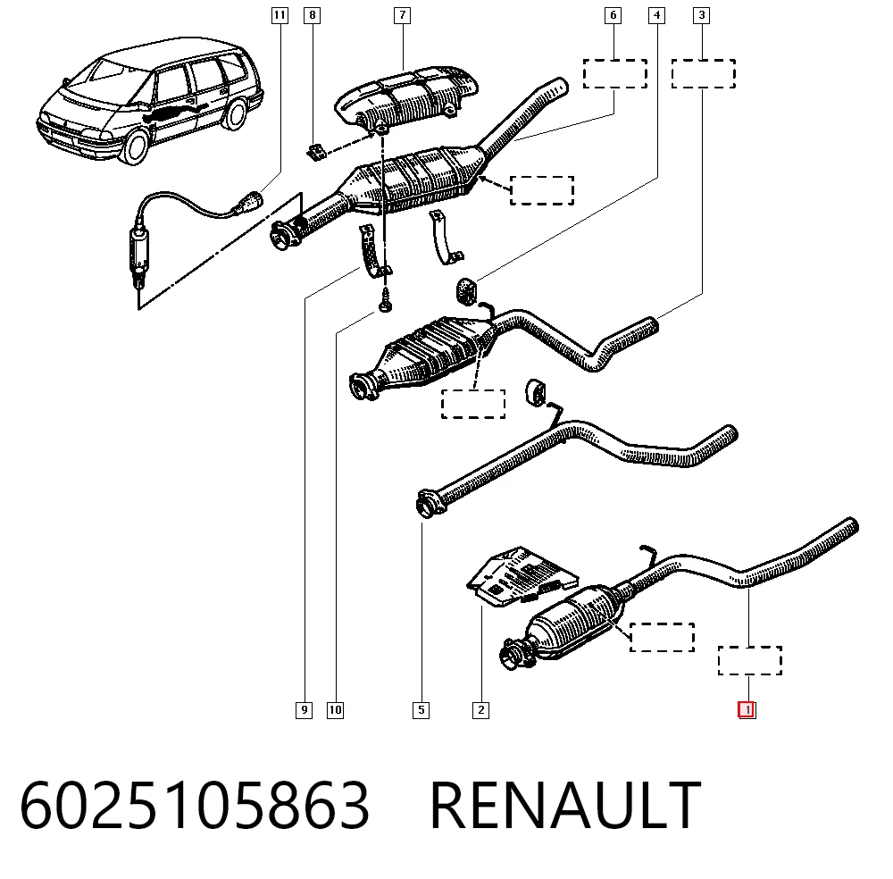  Catalizador Renault Espace 2