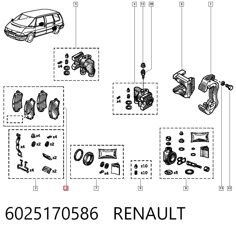 6025170586 Renault (RVI)