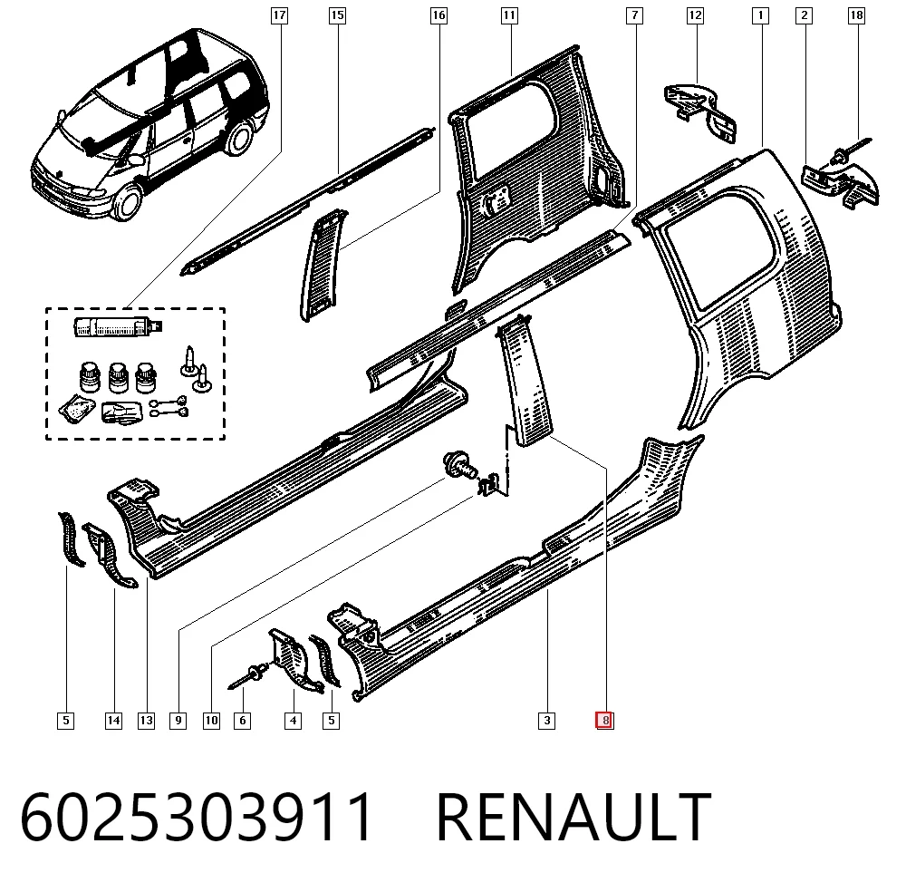 6025303911 Renault (RVI)