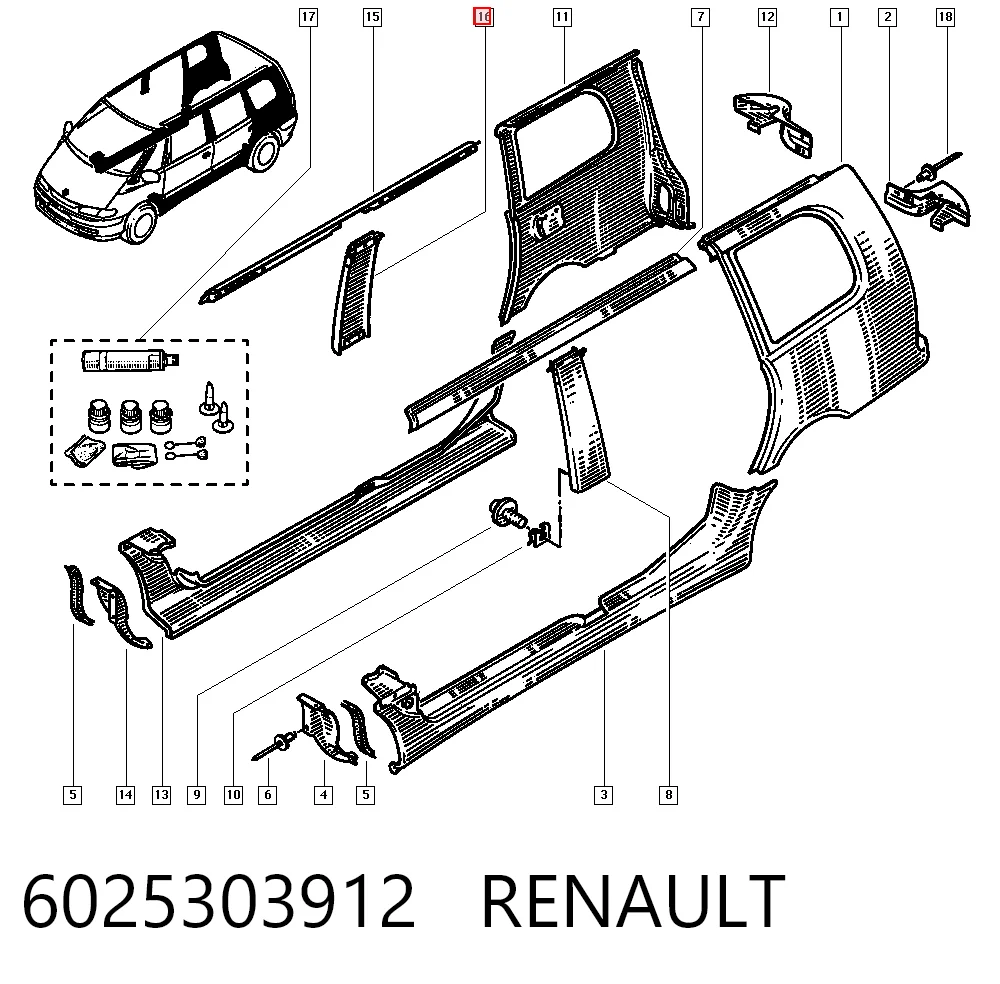 6025303912 Renault (RVI)