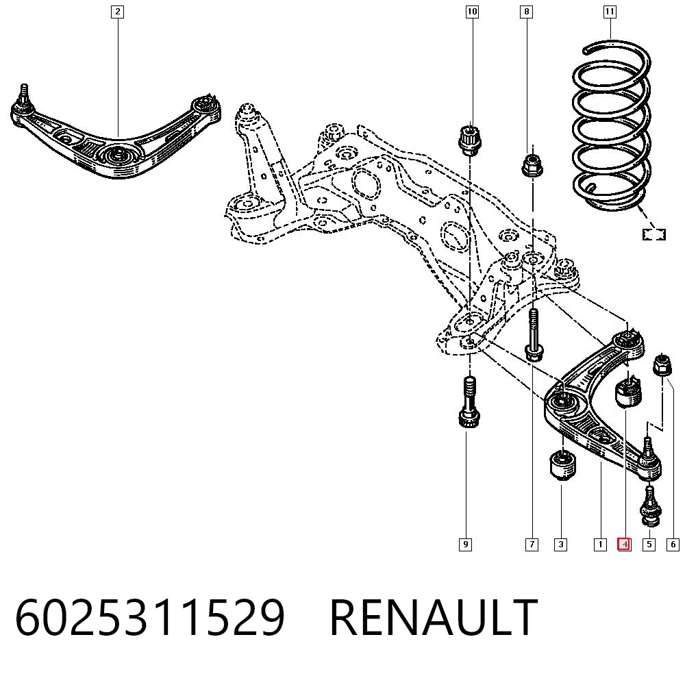 6025311529 Renault (RVI)