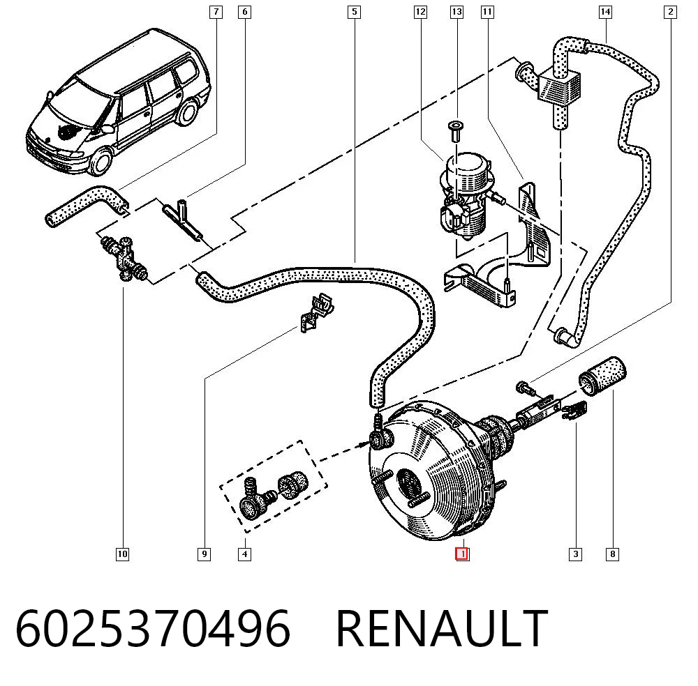 Comprar Servofreno Renault Espace III JE a bajo precio