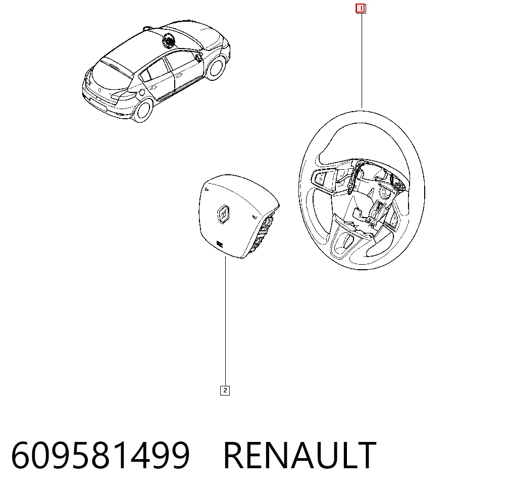 Volante Renault Scenic 