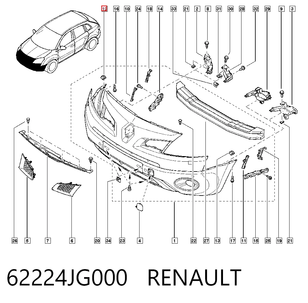 62224JG000 Renault (RVI)