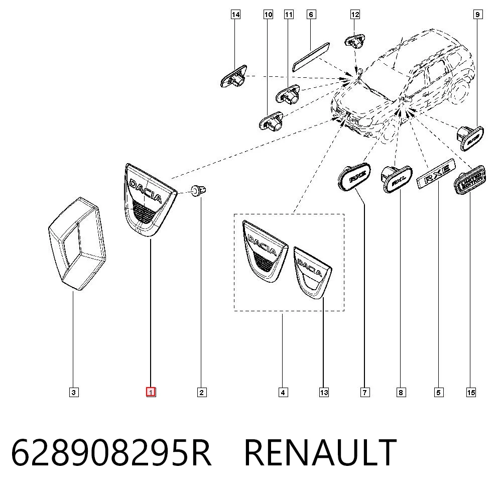 628908295R Renault (RVI)